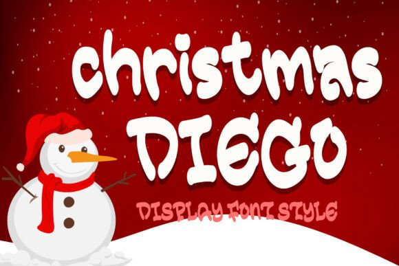 Christmas Diego: A Festive Font for Editorial Design