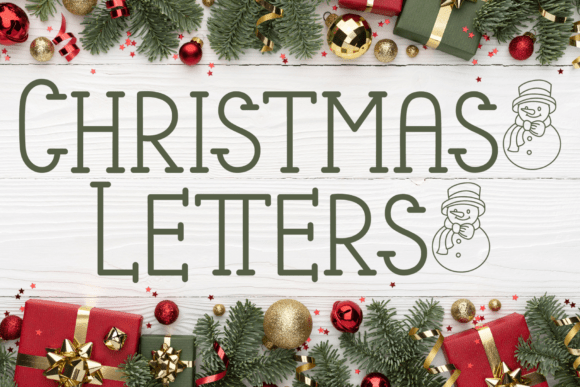 Christmas Letters: A Handwritten Font for Editorial Design
