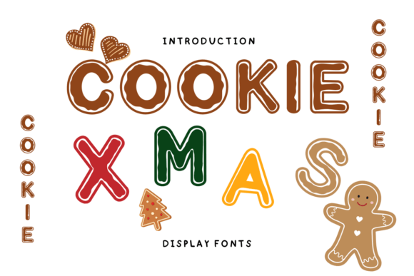Cookie Xmas: A Festive Font for Editorial Design
