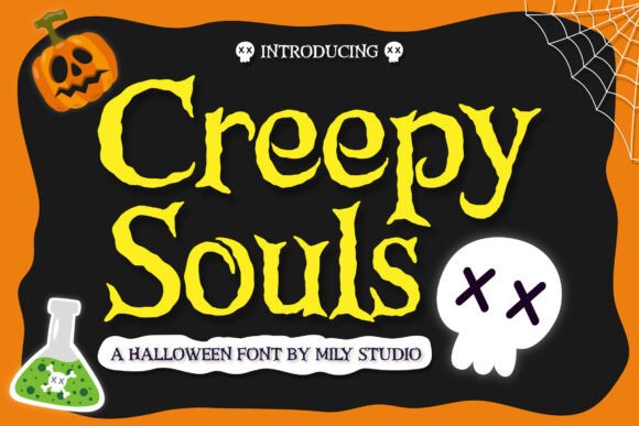 Creepy Souls: A Bold Typeface for Spooky Campaigns