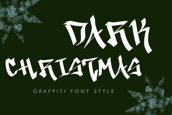 Dark Christmas: A Bold Typeface for Editorial Design