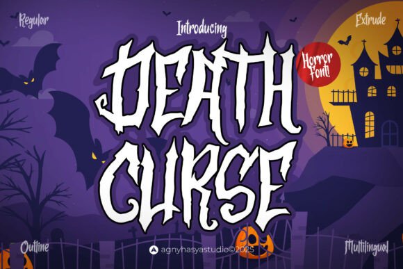 Death Curse: A Font for Dark Elegance and Marketing Impact