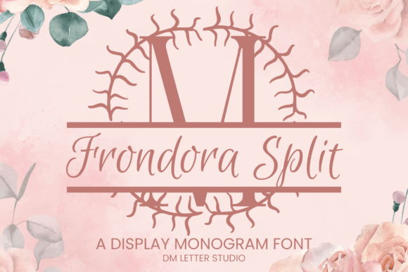 Frondora Split Monogram: A Font That Elevates Brand Identity