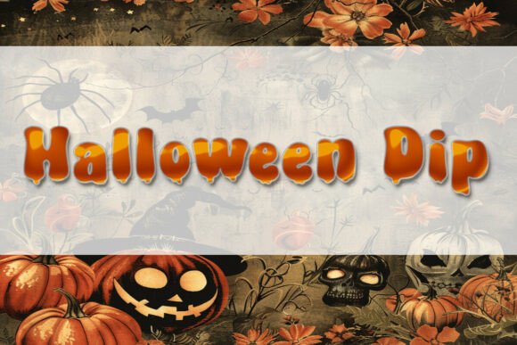 Halloween Dip: A Versatile Font for Bold Digital Campaigns