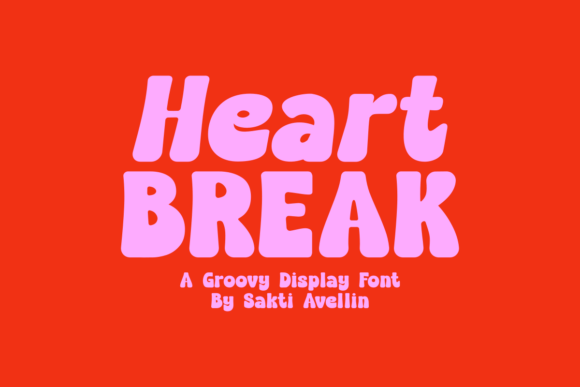 Heart Break Font Review: A Retro Vibe for Modern Campaigns