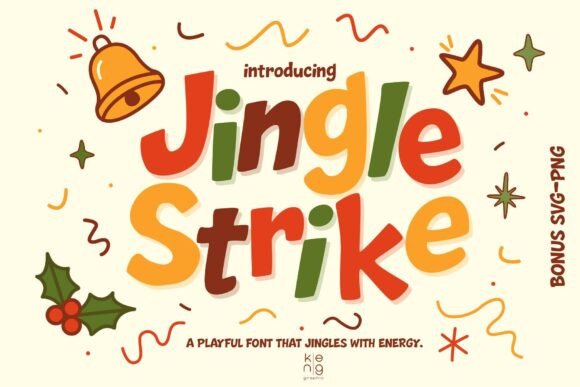 Jingle Strike: A Font That Speaks with Energy