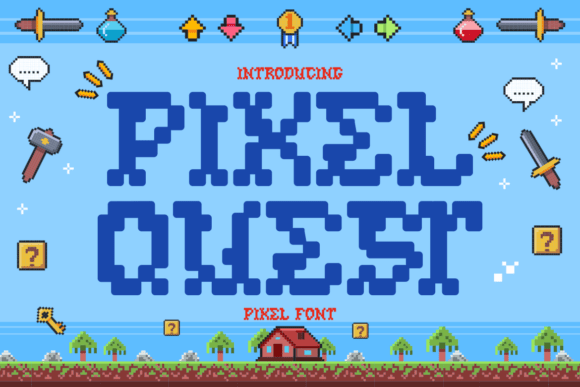 Pixel Quest: A Font That Elevates Your Brand