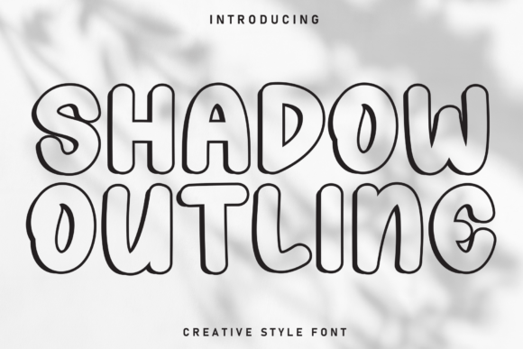 Shadow Outline: A Versatile Font for Branding and Design
