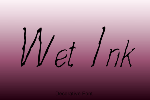Wet Ink: The Font That Adds Tactile Depth to Digital Design
