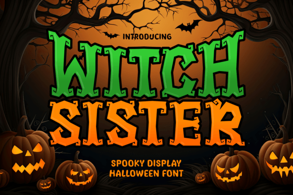 Witch Sister: The Font That Spooks and Speaks