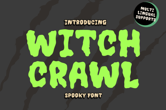 Witchcrawl: A Playful Display Font for Campaign Creativity